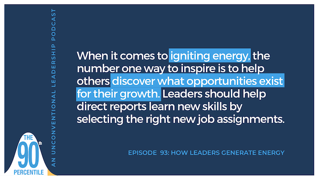 Leaders generate energy